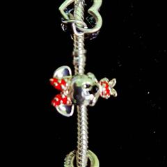 Pandora Synthetic Cubic Zirconia Silver-Stone Bracelet 925 Silver 49.74g